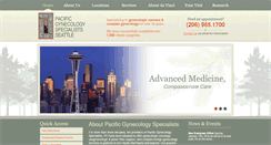 Desktop Screenshot of pacificgyn.com