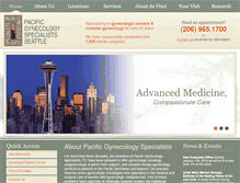 Tablet Screenshot of pacificgyn.com